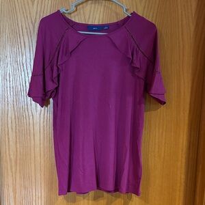 APT. 9, Size Small, Medium Red Violet Blouse